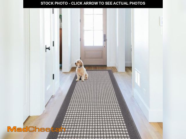 Lot 74-12116145 - Ileading Laundry Room Runner Rug 2'x6' Non Slip Farmhouse Kitchen Floor Mats with Rubber Backing Mac...
