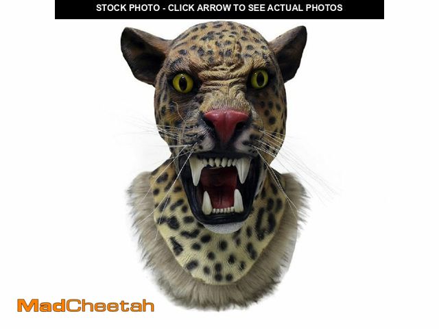 Lot 74-13543851 - HENGYUTOYMASK Carnival Party Supplies Masquerade Cosplay Leopard Panther Animal Head Latex Jaguar Ma...