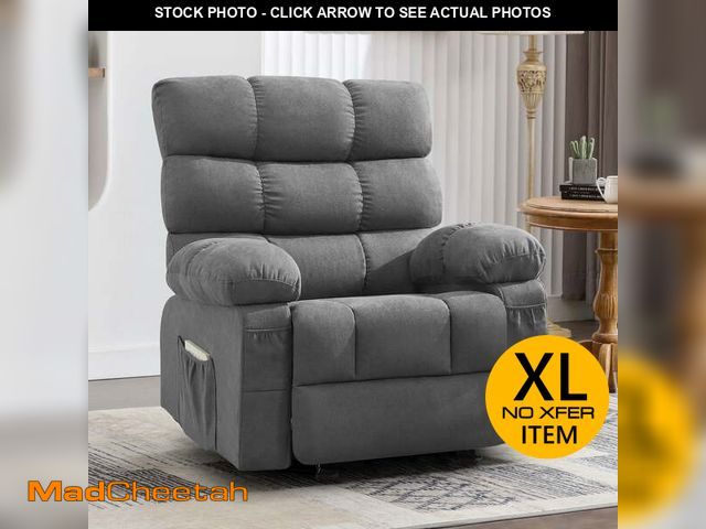 Lot 74-12986574 - JONPONY Rocker Recliner Chair, Ergonomic Lounge Chair for Living Room,Small Spaces with Rocking Func...