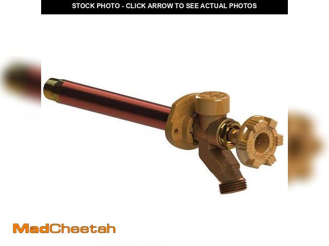 Lot 74-12148232 - Woodford 1/2 in. x 3/4 in. Brass Sweat x MPT x 10 in. L Freeze-Resistant Anti-Siphon Sillcock - USED