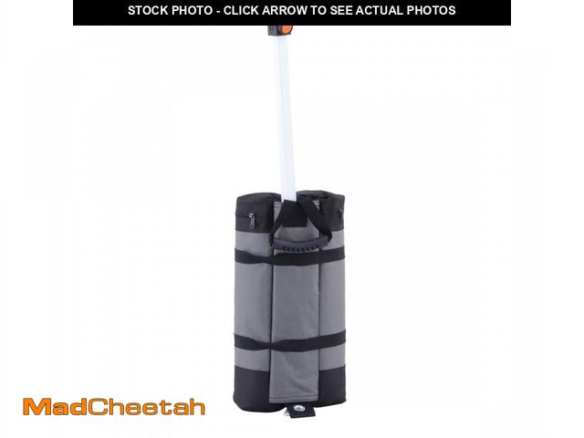 Lot 74-12537223 - Ozark Trail 22 lb Black Sand Weight Bag Outdoor Canopy Weights, 3 Count (Unfilled, Sand Not Included...