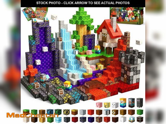 Lot 74-13571787 - Magneverse 150 PCS Magnetic Blocks - Magnetic Building Blocks for Kids, Magnet Blocks Cubes for Boys...