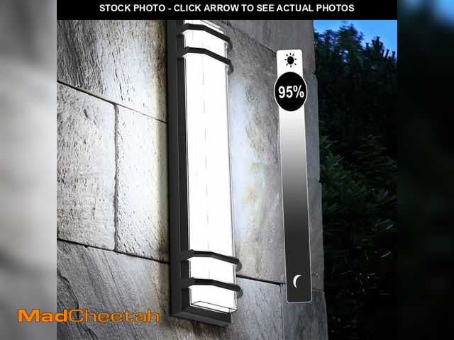 Lot 74-13710610 - Sytmhoe Outdoor Wall Lights,36w Dimmable 6000K LED Modern Porch &amp; Patio Wall Light Fixture, 23.6...