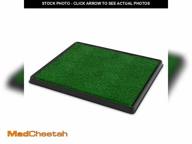 Lot 74-13764824 - Yippy Indoor Puppy Potty Trainer, Artificial Grass Bathroom Mat 20" x 25" - UNUSED