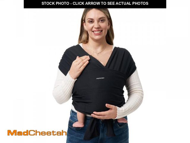 Lot 74-12310362 - Momcozy Baby Wrap Carrier, Easy to Wear Infant Carrier Slings, Lightweight Hands Free Baby Sling, Ad...