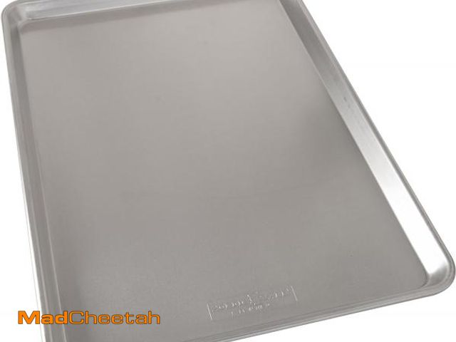 Lot 74-12137915 - Nordic Ware Extra Large Baking Sheet, 21 x 15 inches, XL Big sheet pan Natural Uncoated Aluminum, Re...