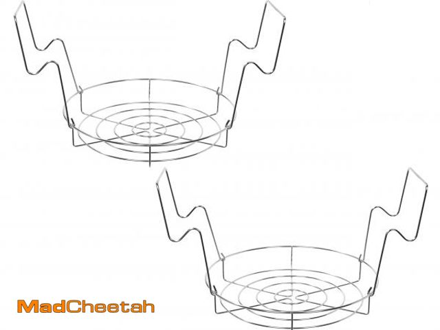 Lot 74-12113106 - Concord 12" Stainless Steel Canning Rack. Holds 8 Pint or 7 Quart Jars. No Rust, Extra Stability. FI...
