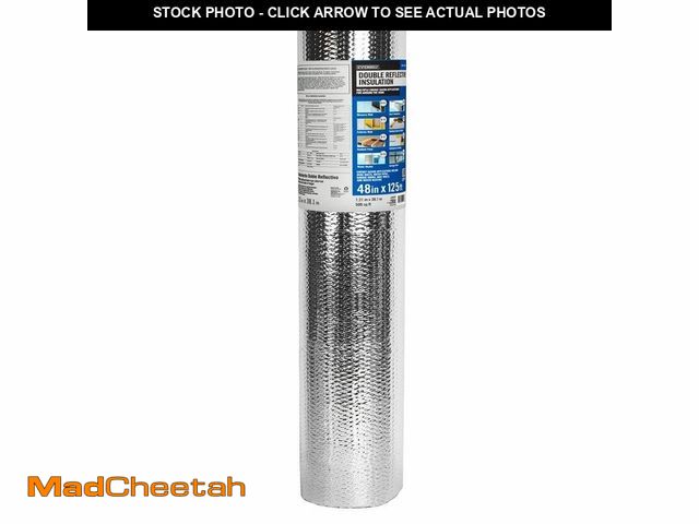 Lot 74-13821171 - Everbilt 48 in. x 125 ft. Double Reflective Insulation Radiant Barrier - UNUSED