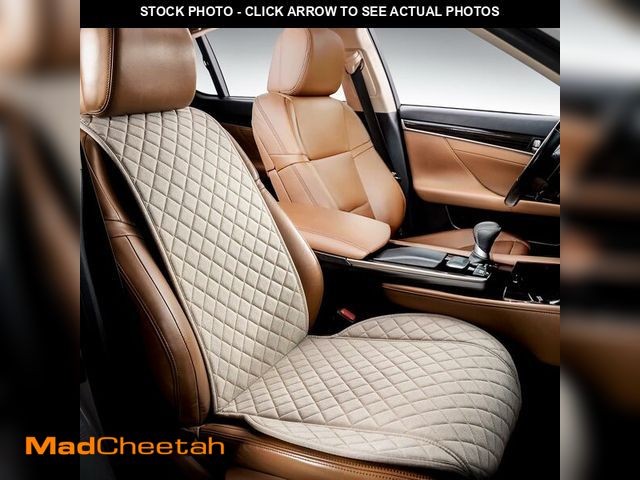 Lot 74-12842660 - IVICY Faux Linen Car Seat Cover for Cars - Durable &amp; Non-Slip - Front Car Seat Protector Covers ...