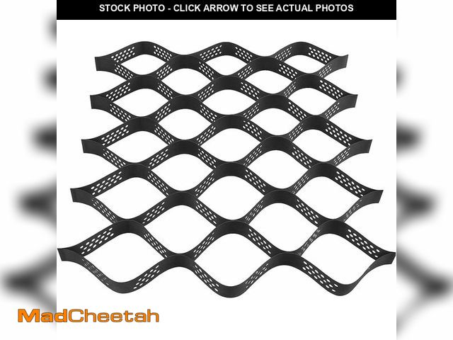 Lot 74-13696188 - 4" Depth Ground Grid, 9ftx17ft Geo Grid, Gravel Grid, Geogrid for Retaining Wall,1885 Lbs per Sq Ft ...