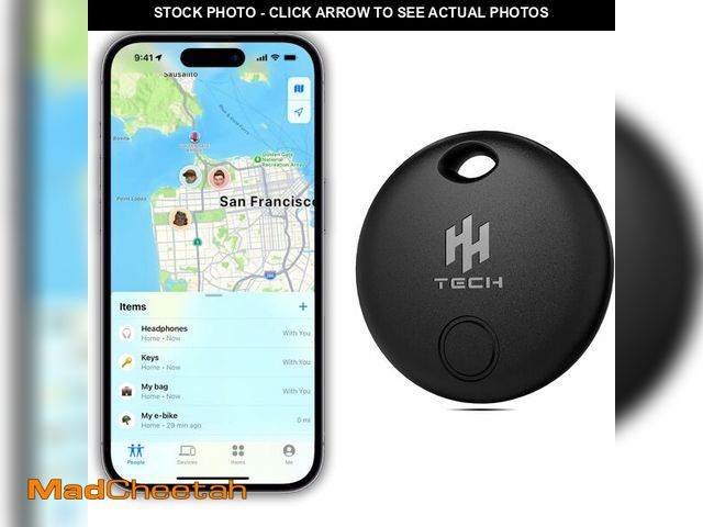 Lot 74-10901695 - HH-Tech Smart Tag (Pack-2) for Apple iOS Devices, Key Tracker, Item Finder, Luggage Tag, Easily Trac...