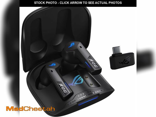 Lot 74-12450702 - ASUS ROG Cetra True Wireless Gaming Headphones (2.4 GHz &amp; Bluetooth 5.3, ROG SpeedNova, 24-bit 9...