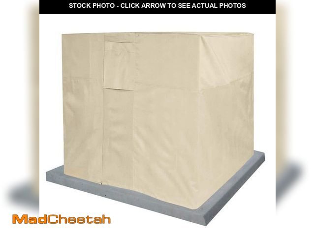 Lot 74-12746620 - KHOMO GEAR Beige Air Condition Heavy-Duty Weatherproof Protector Cover - UNUSED