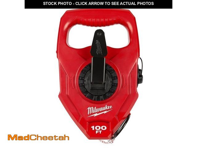 Lot 74-14282101 - Milwaukee 100 ft. Extra Bold Large Capacity Chalk Reel - USED