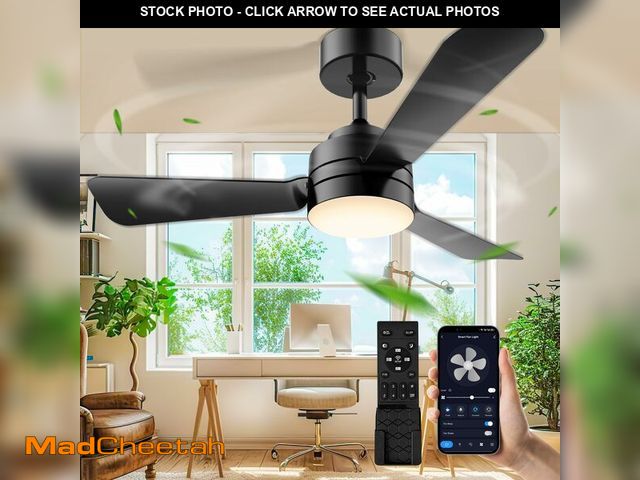 Lot 74-12712826 - hinomy Ceiling Fans with Lights,28Ã¢â¬Â Small Ceiling Fan Light, Easy-to-Install Ceiling Fans with...
