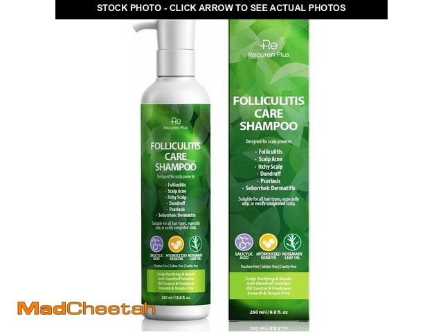 Lot 74-13953755 - Recuren Plus Folliculitis Treatment Anti-Fungal Scalp Shampoo: Antifungal Scalp Cleanser for Seborrh...