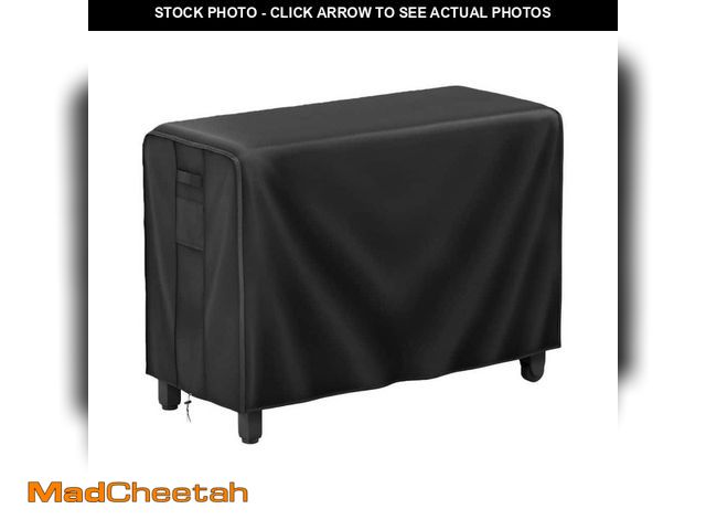 Lot 74-14115445 - OGETFUUR 54 in. Waterproof Patio Prep Table Cover for Outdoor Rolling Table Cart, Outdoor Storage Bo...