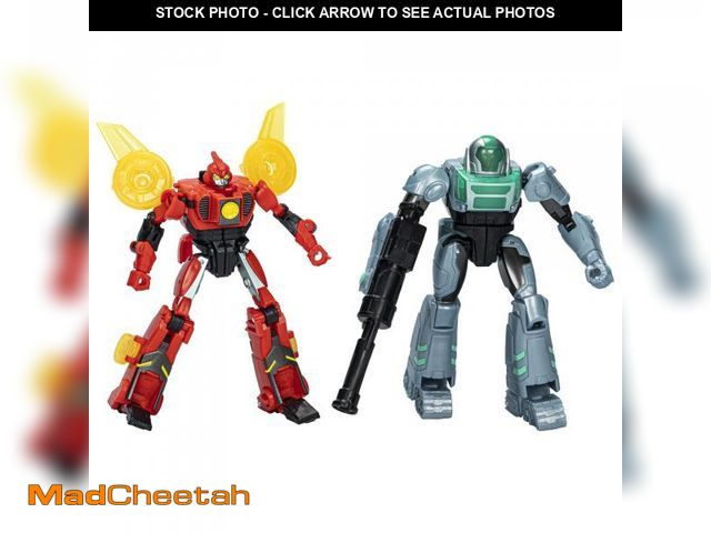 Lot 74-12314307 - Transformers EarthSpark Cyber-Combiner Terran Twitch and Robby Malto Robot Action Figures, Interacti...