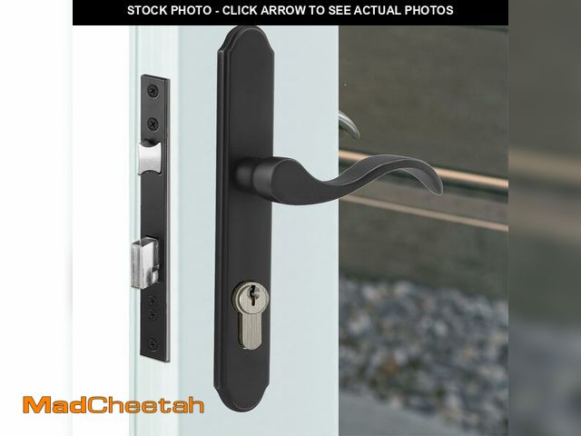 Lot 74-12840964 - Euro Mortise Storm Door Handle Complete Set Fits for Pella Screen Door Hardware, 2-1/2" Handle PZ, 7...