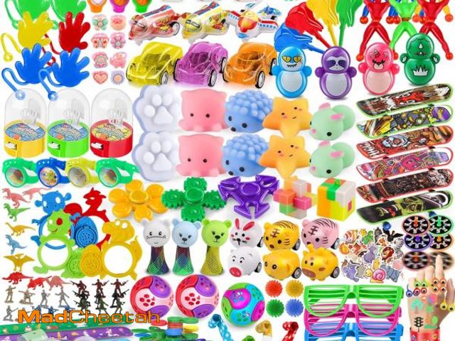 Lot 74-12329873 - nicknack 300pcs Pinata Stuffers for Kids Party Favors 4-8, Pinata Fillers for Classroom Rewards Trea...