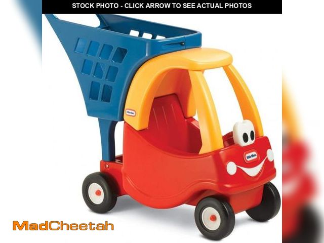 Lot 74-12096305 - Little Tikes Cozy Shopping Cart Red/Yellow - UNUSED