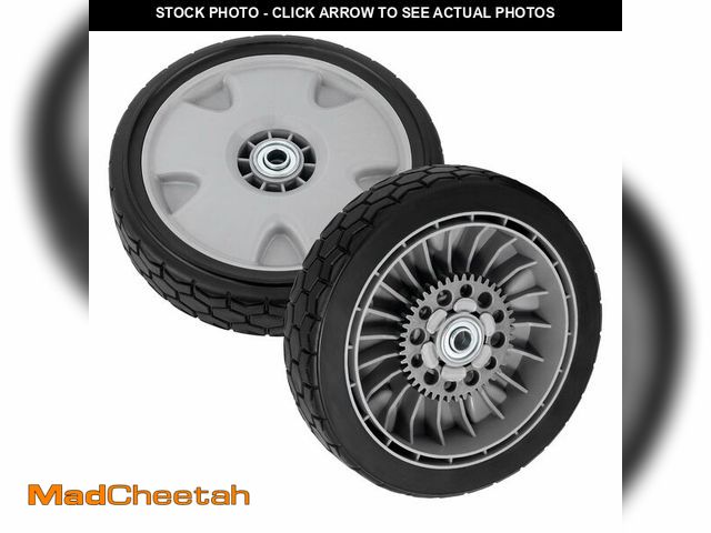 Lot 74-14066566 - XaXmTee 2 Pcs 9" HRX217 Lawn Mower Rear Wheels Kit Compatible with Honda HRX217 Lawn Mower 9 Inch Pu...