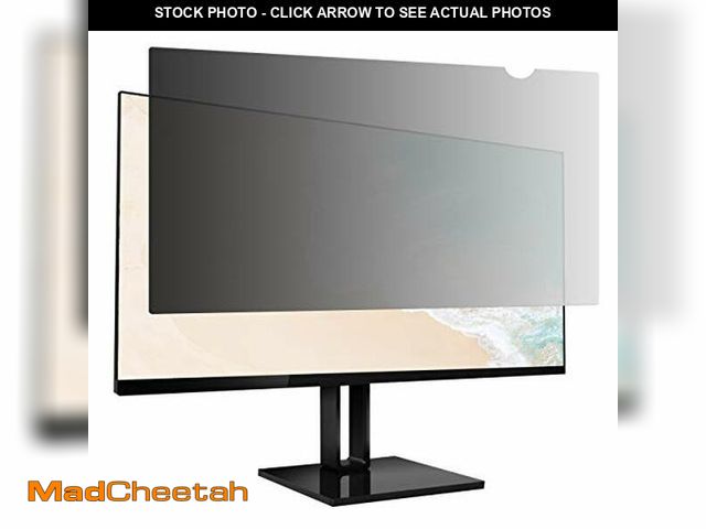 Lot 74-12664110 - Basics Privacy Screen Filter -22 Inch 16:9 Widescreen Monitor, Anti-Spy, High Clarity, UV Protection...