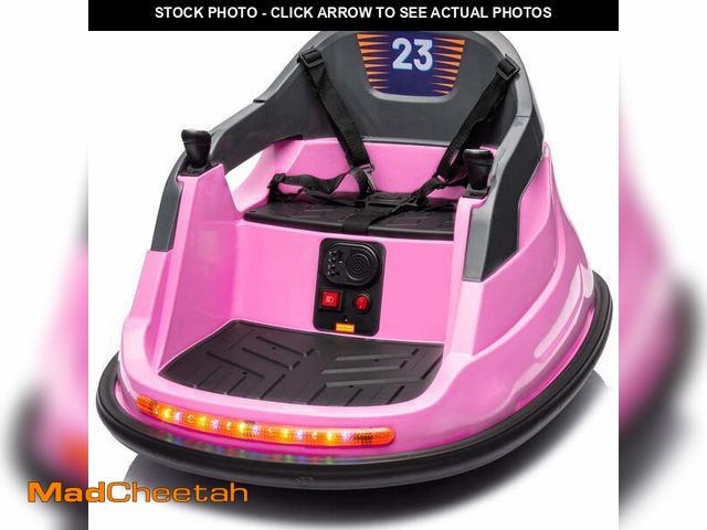 Lot 74-14289605 - Hikiddo Electric Bumper Car for Kids, 12V Bumper Car Ride on Toys for Toddlers Aged 3 4 5, with Remo...