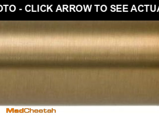 Lot 74-12271419 - *SEE DETAILS* Ivilon Drapery Window Curtain Rod - End Cap Style Design 1 Inch Pole. 72 to 144 Inch C...