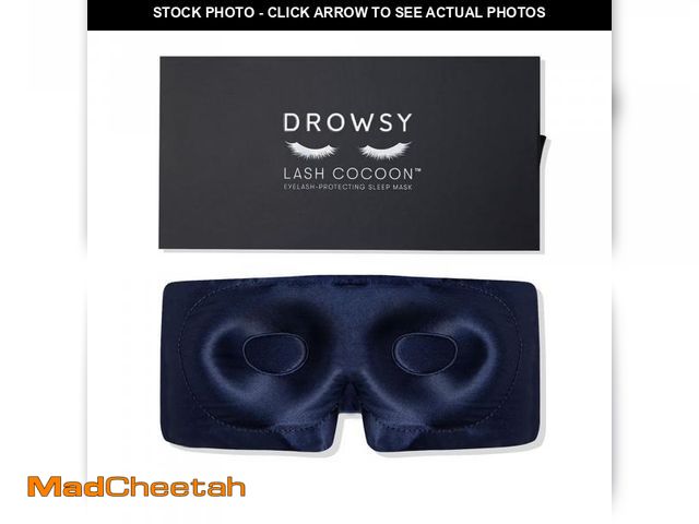 Lot 74-12305806 - DROWSY Eyelash Protecting Silk Sleep Mask for Natural Lashes &amp; Extensions. Deep Eye Cups, Zero P...