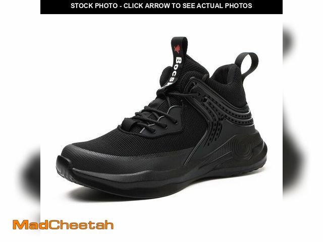 Lot 74-12459758 - SYLPHID Steel Toe Boots for Men Safety Shoes for Women Work Sneakers Slip Resistant, 63Black, Women ...