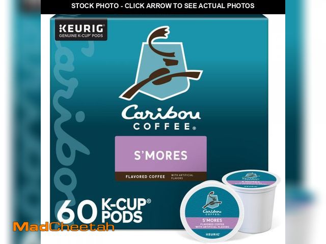 Lot 74-12428062 - Caribou SÃ¢â¬mores Cabin Coffee, Single Serve Keurig K-Cup Pods, Medium Roast Coffee, 60 Count (6 P...