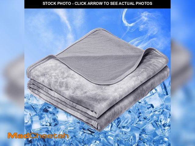Lot 74-14268531 - inhand Cooling Blanket King Size (90"x108"), Cooling Blankets for Hot Sleepers, Absorbs Heat to Keep...