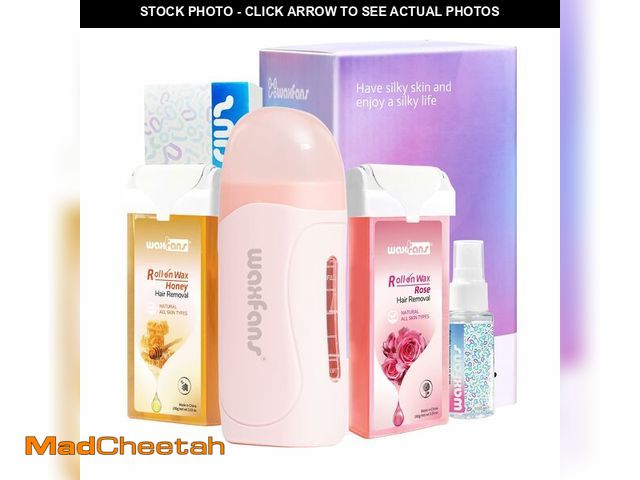 Lot 74-13966936 - Waxfans Roll on Wax Kit, Waxing Kit for Women and Men, Wax Roller Waxing Kit for All Skin Types, Rol...