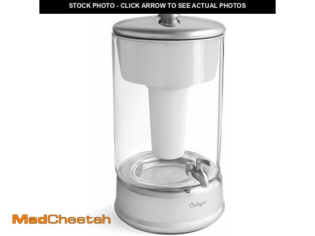 Lot 74-13069913 - Culligan with ZeroWater Technology 40-Cup Glass Water Filter Dispenser â Includes 5-Stage Advanced...