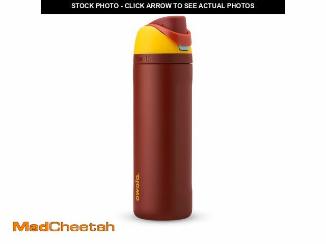 Lot 74-14430229 - Owala Marvel FreeSip Stainless Steel Water Bottle 24 oz Iron Man - USED