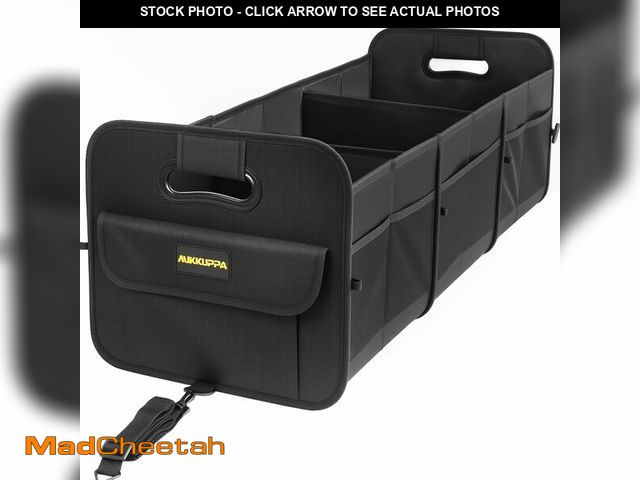 Lot 74-13572110 - MIKKUPPA Car Trunk Organizer - 105L Collapsible Large Trunk Organizer for Groceries, Trunk Storage O...