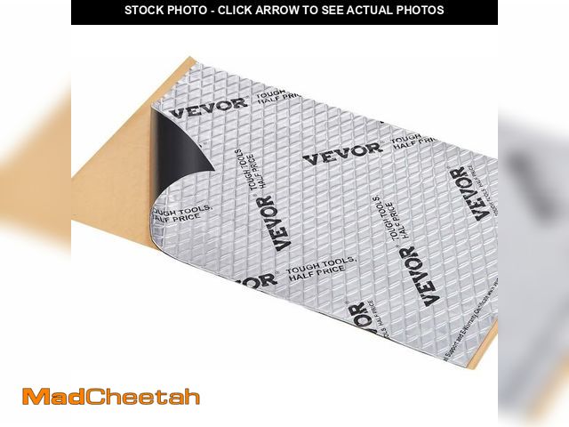 Lot 74-12760577 - VEVOR Car Sound Deadening Mat, 80 mil 36 sqft Butyl Sound Deadener, Noise Insulation and Vibration D...