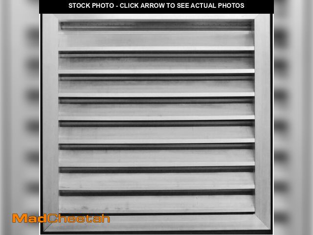 Lot 74-13577113 - HVAC Premium 36"W x 36"H Aluminum Exterior Gable Louver Vent for Walls &amp; Crawlspace - Weather-Re...