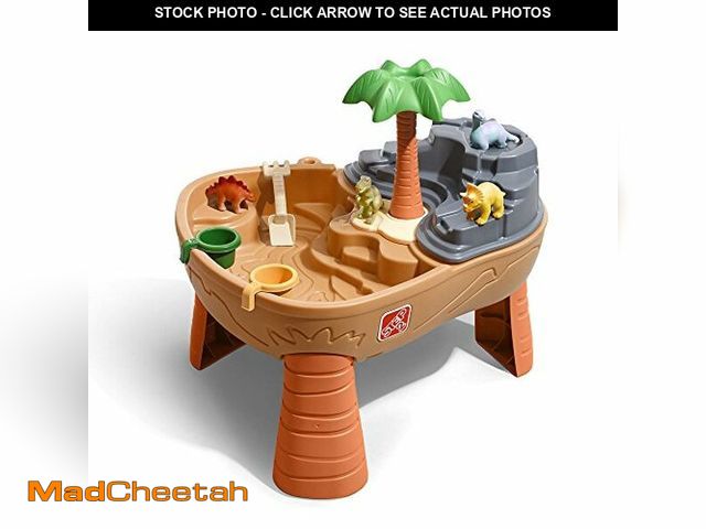 Lot 74-12695911 - Step2 Dino Dig Sand and WaterTable, Kids Activity Sensory Playset, Summer Outdoor Toys, 7 Piece Wate...