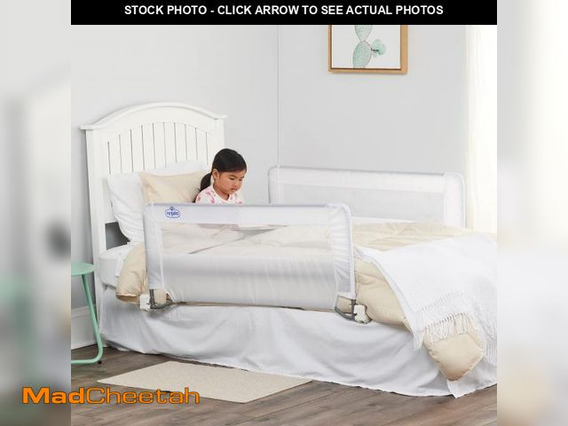 Lot 74-12536374 - Regalo Swing Down Double Sided Bed Rail Guard, with Reinforced Anchor Safety System(Pack of 2) - USE...