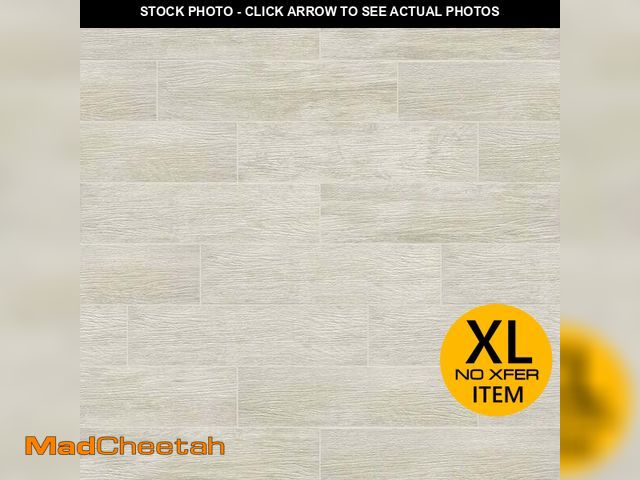 Lot 74-12901414 - TrafficMaster Capel Bianco 6 in. x 24 in. Matte Ceramic Wood Look Floor and Wall Tile (442 TOTAL SQ....