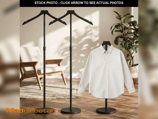 Lot 74-14270764 - OLV 2 Pack Mannequin Torso, Adjustable Shirt Display Stand 30 to 41 Inches Height, Stable Dress Form...