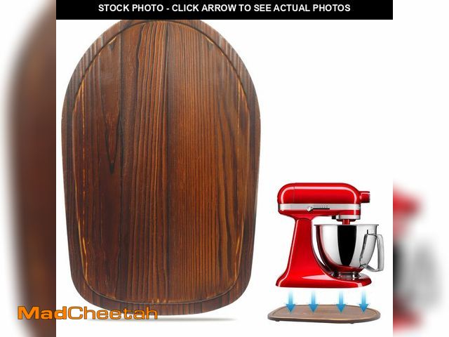 Lot 74-13627830 - Mixer Slider Compatible with Kitchen aid 4 .5-5 Qt Stand Mixer Pine Wood - Kitchen Countertop Storag...