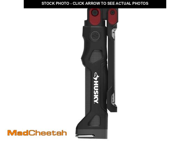 Lot 74-14468064 - *DIRTY* Husky 800 Lumens Rechargeable LED Inspection Flip Flashlight PVL-WLT-0007 *DIRTY*  - USED