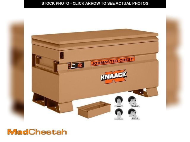 Lot 74-12783784 - *SCRATCHED* Knaack Jobmaster 42 in. x 19 in. x 23.37 in. Rolling Storage Chest *SCRATCHED*  - USED