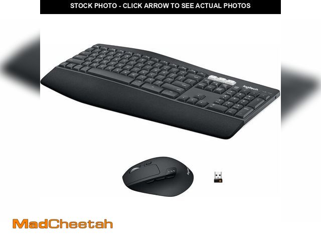 Lot 74-14591299 - Logitech MK850 Performance Wireless Keyboard and Mouse Combo - Graphite - USED