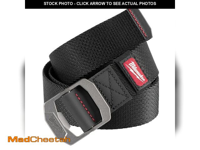 Lot 74-13129633 - Milwaukee Tools FREEFLEX Nylon Webbing 1.5" Belt - X-Large M760B-XL - UNUSED