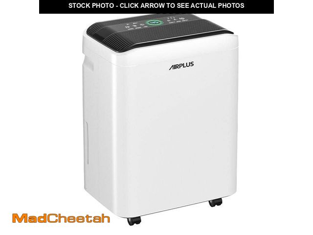 Lot 74-12592008 - Edendirect 50 pt. 4,500 sq.ft. Dehumidifier for Basement, Bathroom in White with Automatic Defrost a...