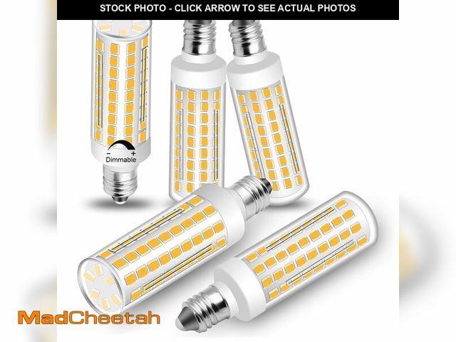 Lot 74-14154092 - TZHILAN JDE11 Led Bulbs, 120V 50W Halogen Equivalent Dimmable,T3 T4 Mini Base JD E11 Bulb, 3000K War...